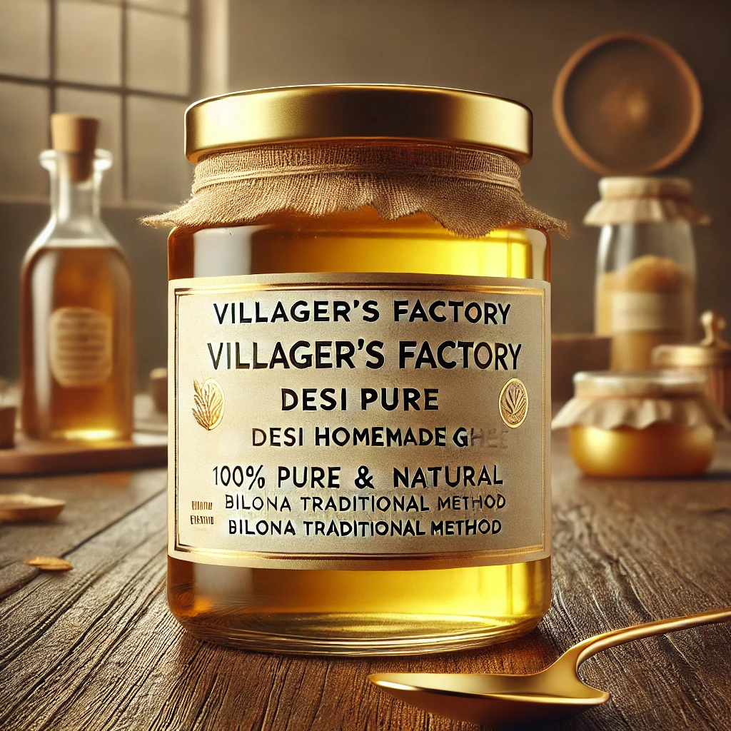 Villager’s Factory Desi Pure Homemade Ghee – 100% Natural & Chemical-Free